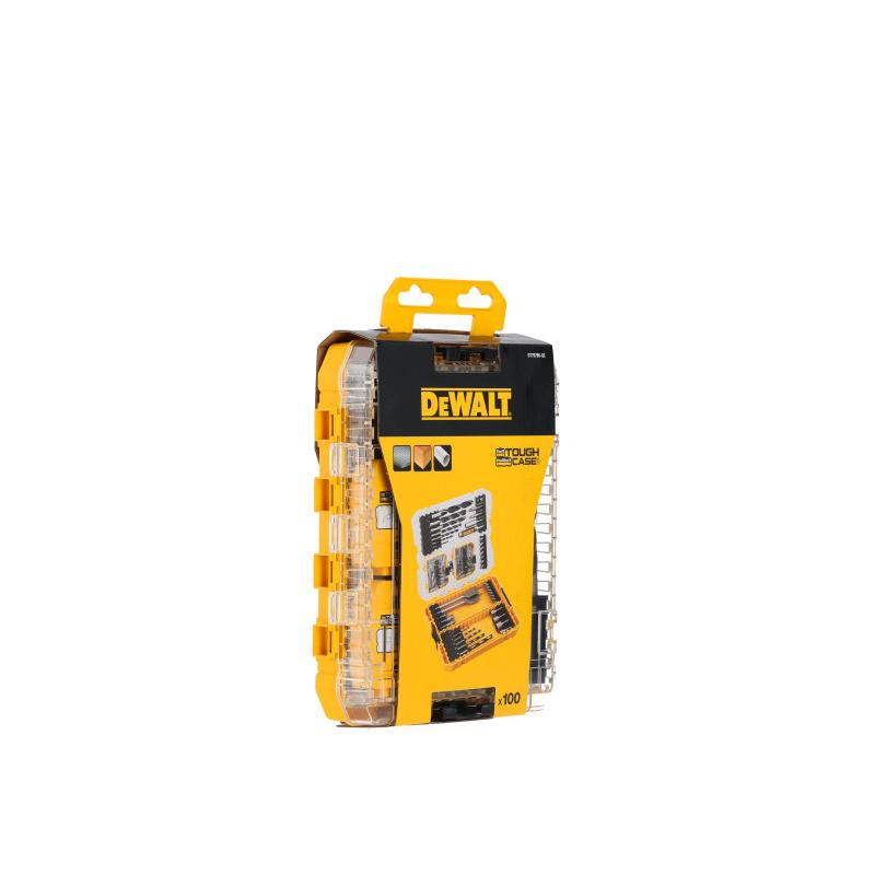 DEWALT TOUGHCASE Bithegy és fúrószár készlet 100 részes (TX)