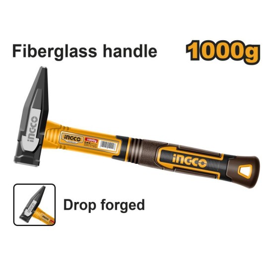 INGCO Lakatos kalapács 1000 g üvegszál nyél INGCO Lakatos kalapács 1000 g üvegszál nyél