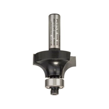 BOSCH Keményfém lekerekítő maró golyóscsapággyal 28,7 (r=8 mm) x 15,2 x 53 x 8 mm