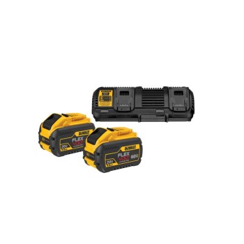DEWALT DCB132X2-QW FlexVolt 2×9,0 Ah akkumulátor és duplatöltő szett DEWALT DCB132X2-QW FlexVolt 2×9,0 Ah akkumulátor és duplatöltő szett