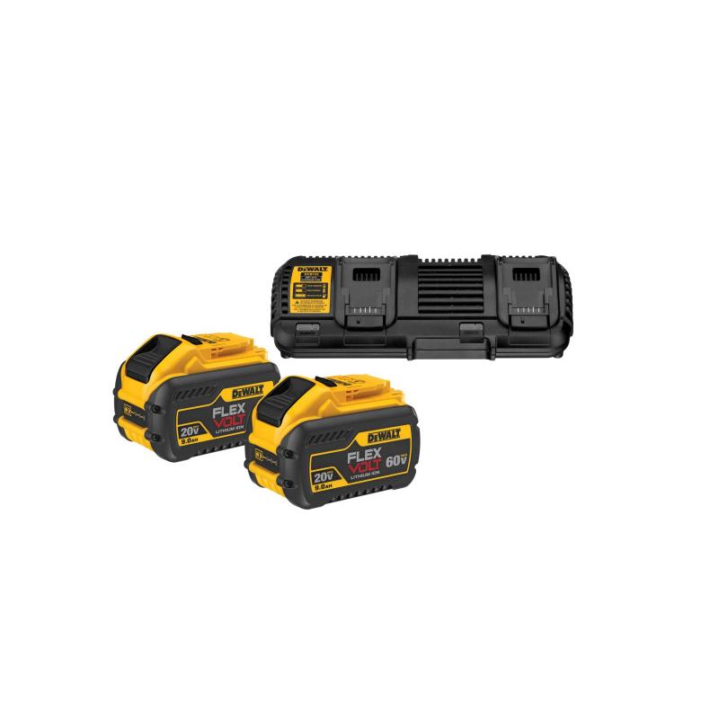 DEWALT DCB132X2-QW FlexVolt 2×9,0 Ah akkumulátor és duplatöltő szett DEWALT DCB132X2-QW FlexVolt 2×9,0 Ah akkumulátor és duplatöltő szett