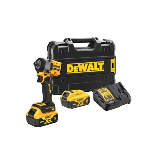 DEWALT Akkus ütvecsavarozó 18 V (2 x 5,0 Ah akku + töltő + TSTAK) DCF922P2T