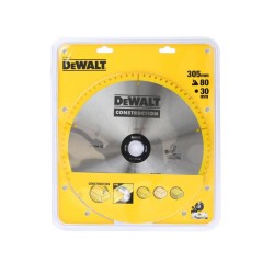 DEWALT Fűrésztárcsa fához 305 x 30 x 2,4 mm / 80T ATB