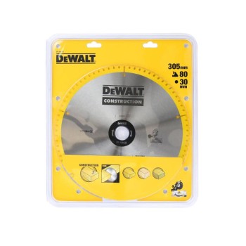 DEWALT Fűrésztárcsa fához 305 x 30 x 2,4 mm / 80T ATB