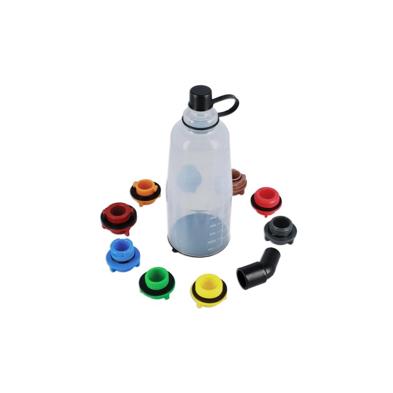 Tölcsér olajbetöltéshez speciális kézmentes, univerzális, 9 db-os