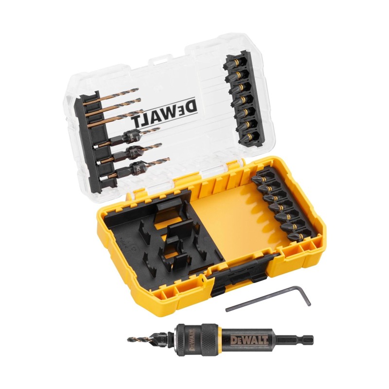 DeWalt DT70779T-QZ 23 részes FLEXTORQ bit- és fúrószár készlet adapterrel