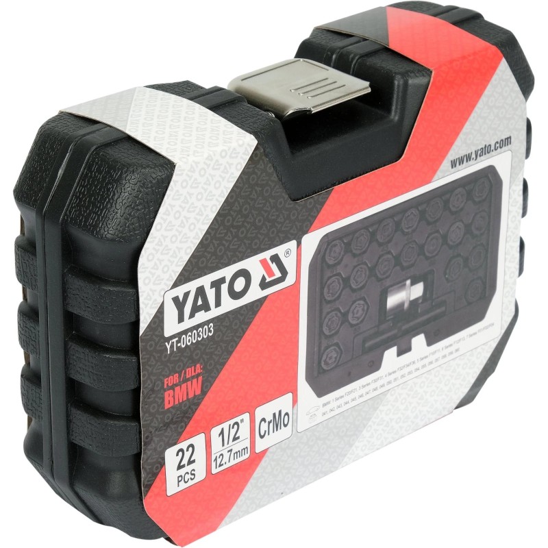 Kerékőr kulcs készlet BMW gyári kerékőrökhöz -lóhere minta- 22 db-os Kerékőr kulcs készlet BMW gyári kerékőrökhöz -lóhere minta- 22 db-os