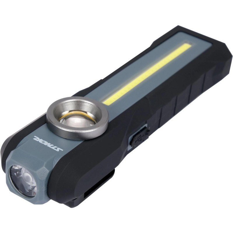 Szerelőlámpa LED COB + 1 ledes dönthető akkus 5W szerelőlámpa - Sthor Szerelőlámpa LED COB + 1 ledes dönthető akkus 5W szerelőlámpa - Sthor