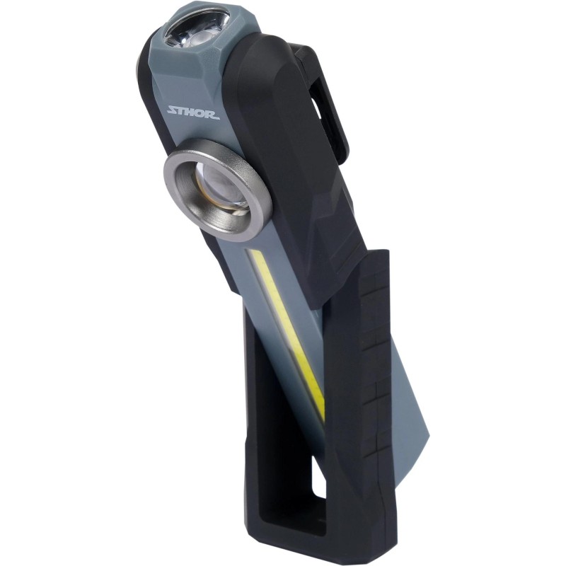 Szerelőlámpa LED COB + 1 ledes dönthető akkus 5W szerelőlámpa - Sthor Szerelőlámpa LED COB + 1 ledes dönthető akkus 5W szerelőlámpa - Sthor