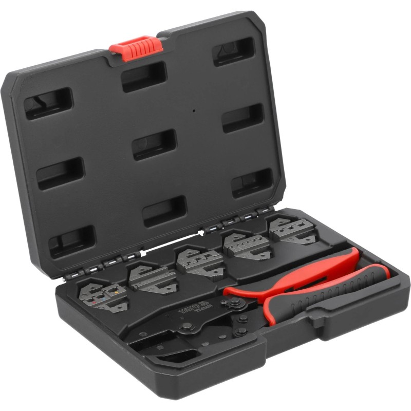 Fogó, krimpelő fogó készlet cserélhető pofákkal 0,5-16 mm2 -