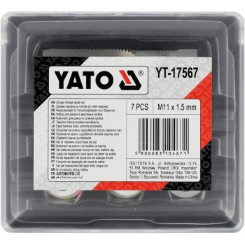 Menetjavító készlet olajleeresztő csavarhoz M11x1,5 - Menetjavító készlet olajleeresztő csavarhoz M11x1,5 -