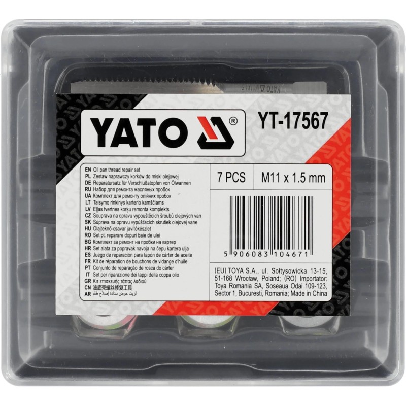 Menetjavító készlet olajleeresztő csavarhoz M11x1,5 - Menetjavító készlet olajleeresztő csavarhoz M11x1,5 -