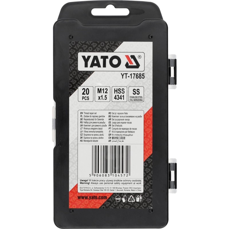Menetjavító készlet M12x1,5 20 db-os