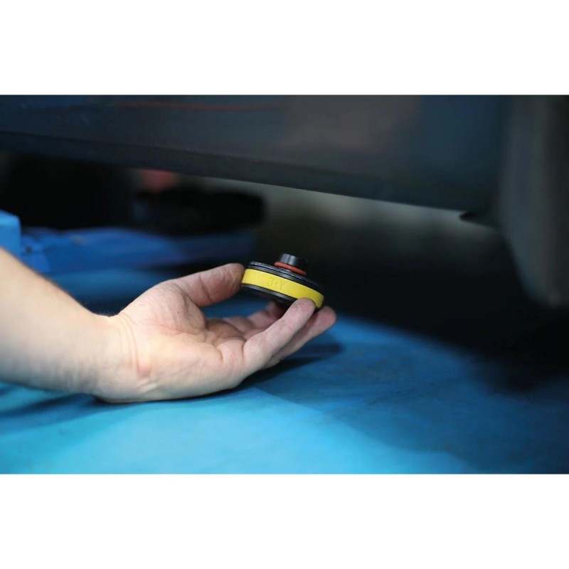 Gumipogácsa adapter - gyári emelési pontokhoz - Tesla 3/Y 4 db-os készlet Gumipogácsa adapter - gyári emelési pontokhoz - Tesla 3/Y 4 db-os készlet