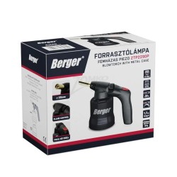 Gázégő - gázlámpa piezós fém házas - Berger