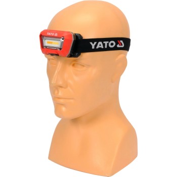 Szerelőlámpa - Fejlámpa LED COB ledes 160 lm CRI96+ színazonos - Yato