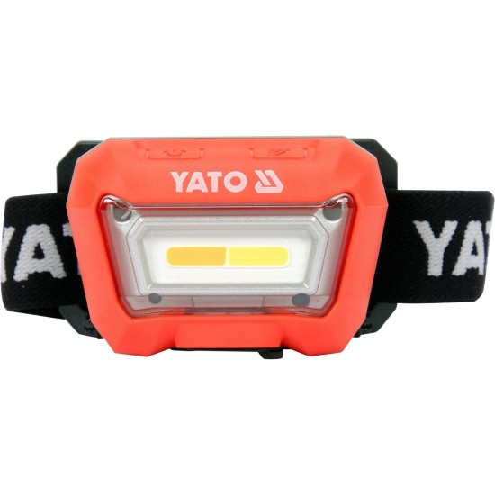 Szerelőlámpa - Fejlámpa LED COB ledes 160 lm CRI96+ színazonos - Yato