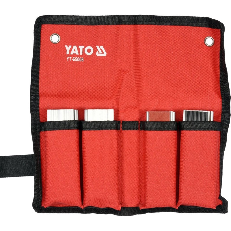 Satuhoz lágy-pofa 100 mm-es betét készlet 4 pár - mágneses kivitel -Yato