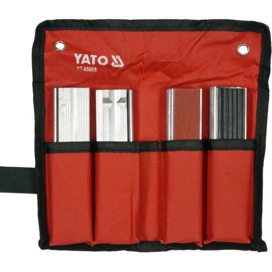 Satuhoz lágy-pofa 150 mm-es betét készlet 4 pár - mágneses kivitel -Yato