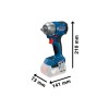 BOSCH Akkus ütvecsavarozó GDS 18V-350 1/2'' 350 Nm (akku és töltő nélkül)