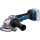 BOSCH Akkus sarokcsiszoló 125 mm GWS 18V-11 S ford. szabályzós (akku és töltő nélkül) BOSCH Akkus sarokcsiszoló 125 mm GWS 18V-11 S ford. szabályzós (akku és töltő nélkül)