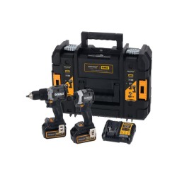 DEWALT/McLaren Akkus erőcsomag 18 V (DCD85M + DCF85M + TSTAK + 2 x 5,0 Ah akku + töltő)