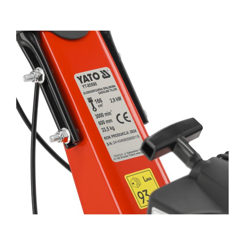 YATO Benzines kapálógép 36/60 cm 166 cm3 YATO Benzines kapálógép 36/60 cm 166 cm3