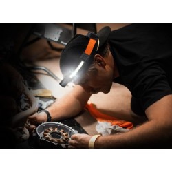 Szerelőlámpa - Fejlámpa LED COB Multifunkc. 2:1 akkus USB +szenzor -SP Szerelőlámpa - Fejlámpa LED COB Multifunkc. 2:1 akkus USB +szenzor -SP