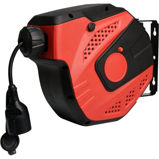 Kábeldob fali automatikus csévélődob 230V 10 +1 méter 3 x 1.5 mm2 - Kábeldob fali automatikus csévélődob 230V 10 +1 méter 3 x 1.5 mm2 -