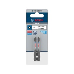 BOSCH PRO Impact bithegy PH1 x 55 mm 1/4'' (2 db) BOSCH PRO Impact bithegy PH1 x 55 mm 1/4'' (2 db)