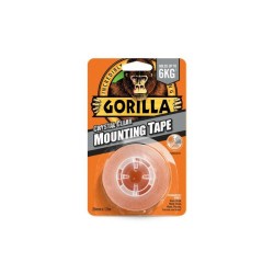 GORILLA Kétoldalas ragasztószalag kristálytiszta 25,4 mm x 1,52 m GORILLA Kétoldalas ragasztószalag kristálytiszta 25,4 mm x 1,52 m