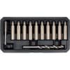 YATO YT-17588 féknyeregjavító készlet – 12 részes, M10x1.25 mm, VAG/Ford/Opel kompatibilis