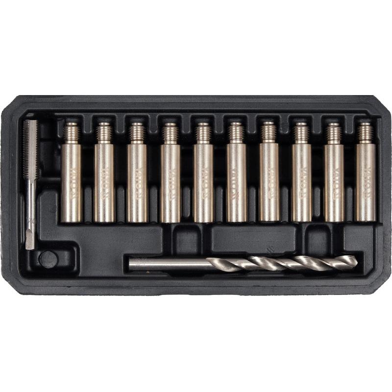 YATO YT-17588 féknyeregjavító készlet – 12 részes, M10x1.25 mm, VAG/Ford/Opel kompatibilis