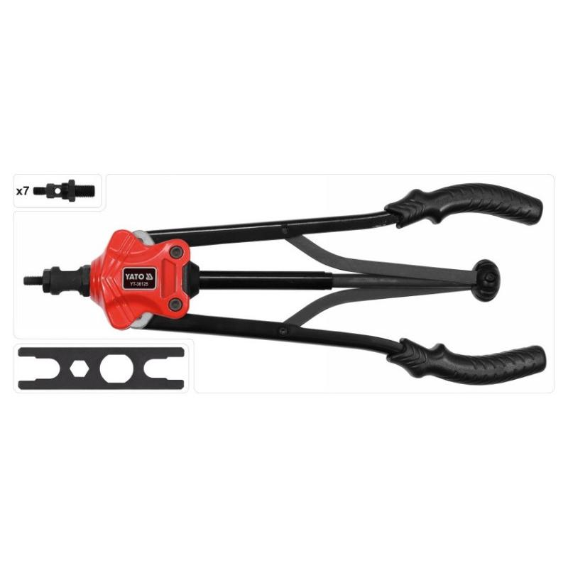 YATO Szegecsanyahúzó 420 mm M3, M4, M5, M6, M8, M10, M12