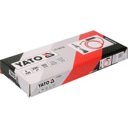 YATO Gázégő 4 kW 3 pótfejjel, 1,5 m tömlővel (perzselő)