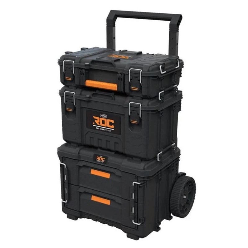 Szerszámos láda ROC Pro Gear 2.0 Gurulós teleszkópos hordozókocsi -Keter
