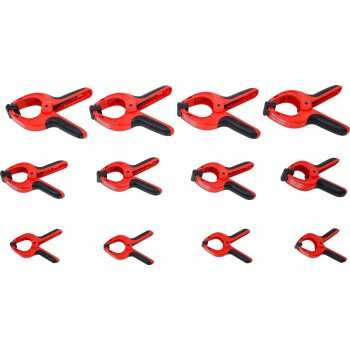 Gyorsszorító, kézi készlet max. 35 - 40 - 70 mm-es pofa nyitás - 12 db Gyorsszorító, kézi készlet max. 35 - 40 - 70 mm-es pofa nyitás - 12 db