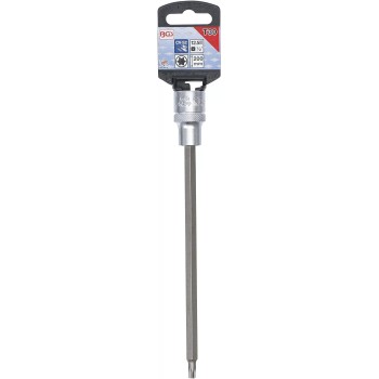 Rátűzőkulcs - crowa+bit 1/2'' torx T30 x 200 mm extra hosszú - BGS