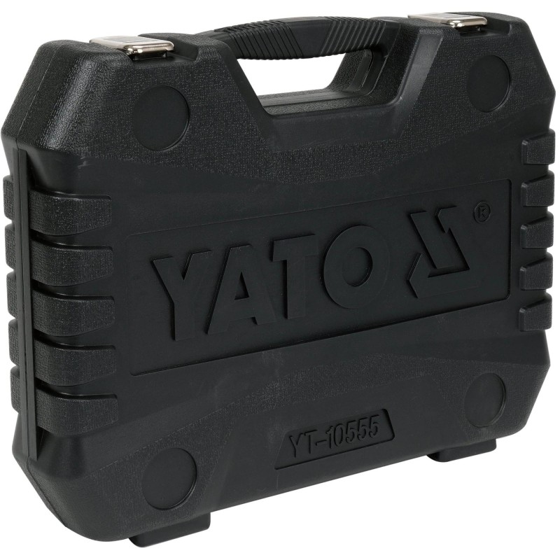 Légkulcsfej készlet 1/2'' 40 db   9-30 mm rövid-hosszú YATO (YT-10555)