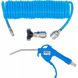 Lefújó pisztoly 120 mm készlet - spiráltömlő 5 m + T csatlakozó