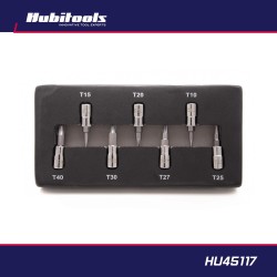 Csavarkiszedő készlet 7 db-os - sérült BKNY Torx csavarokhoz 1/4'' T10-T40 Csavarkiszedő készlet 7 db-os - sérült BKNY Torx csavarokhoz 1/4'' T10-T40
