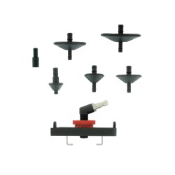 Féklégtelenítő adapter készlet UNIVERZÁLIS -fékolaj tartályhoz- Hubitools