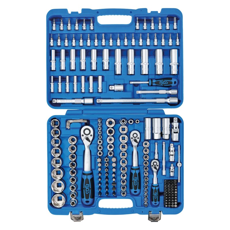 Dugókulcs készlet 1/2", 1/4", 3/8" 192 db-os (BGS-2292)