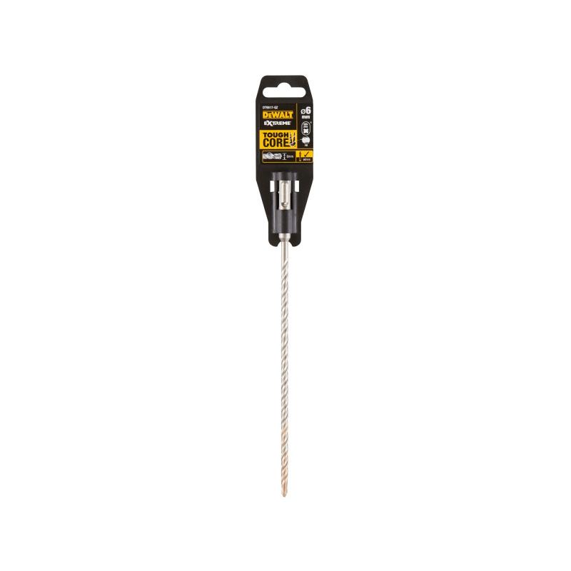 DEWALT EXTREME2 Kőzetfúró 6,0 x 260/200 mm kétélű SDS-Plus