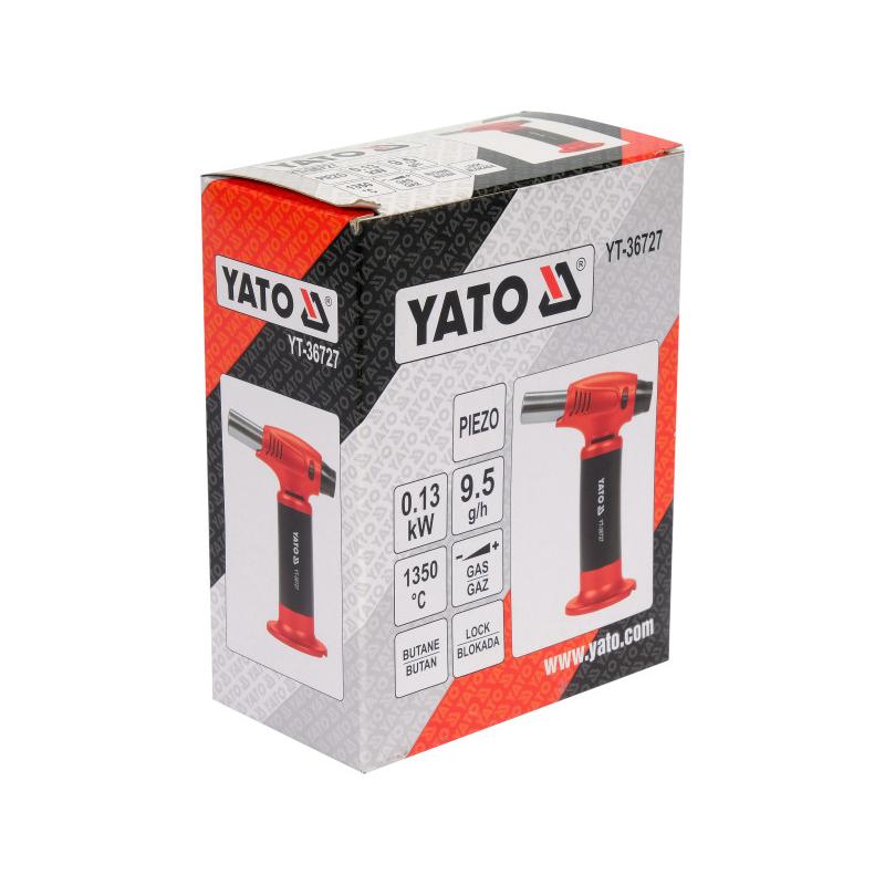 YATO Gázégő piezzo 1350°C bután gázos (YT-36727)