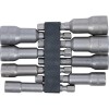 Csavarbehajtó hatlap csavarra, bit befogással készlet6-13 mm /  65mm - BGS