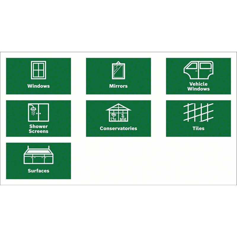 BOSCH Akkus ablaktisztító GlassVac Solo Plus