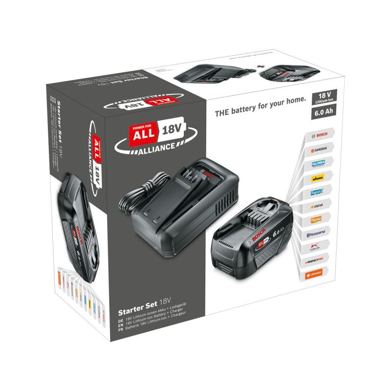 BOSCH Akkumulátor szett PBA 18V / 1 x 6,0 Ah akku + AL 18V-44 töltő