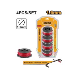 INGCO Fűszegélynyíró damilfej 1,6 mm (5 db) ALS1602 INGCO Fűszegélynyíró damilfej 1,6 mm (5 db) ALS1602