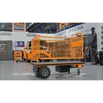 BETA C48M elektromos platós kézikocsi – 400 kg teherbírás, 24V motor BETA C48M elektromos platós kézikocsi – 400 kg teherbírás, 24V motor